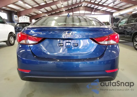 2016 Hyundai Elantra Se from USA, damaged, VIN 5NPDH4AE9GH758816